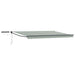 Cort electric retractabil Verde, Alb, Antracit 4,5 × 3 m - WALTI WALTI