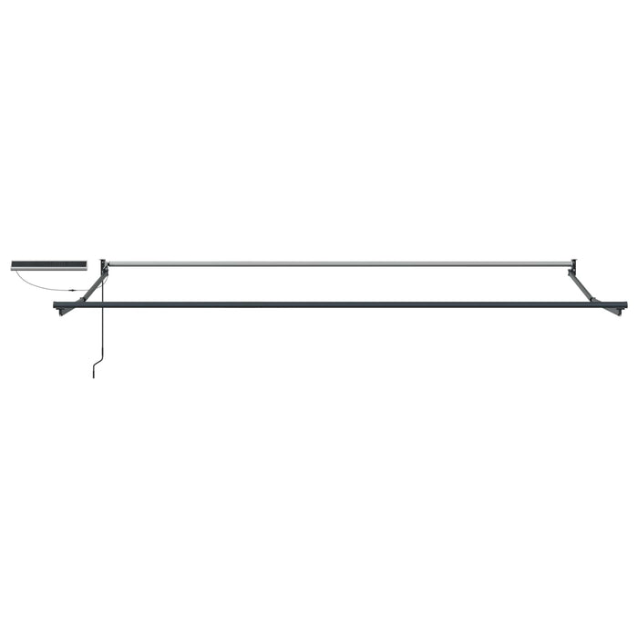 Cort electric retractabil Verde, Alb, Antracit 4,5 × 3 m - WALTI WALTI