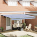 Cortina Retractabilă Albastru și Alb 400 × 300 cm - WALTI WALTI