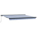Cortina Retractabilă Albastru și Alb 400 × 300 cm - WALTI WALTI