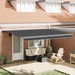 Cortina Retractabilă Antracit și gri 400 × 300 cm - WALTI WALTI