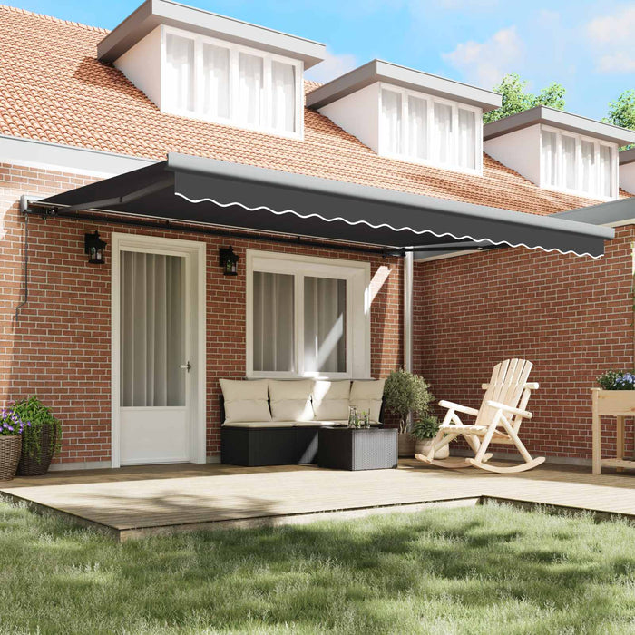 Cortina Retractabilă Antracit și gri 400 × 300 cm - WALTI WALTI