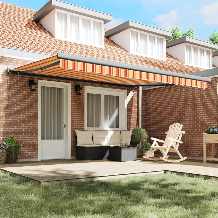 Cortina Retractabilă Galben și portocalie 400 × 300 cm - WALTI WALTI