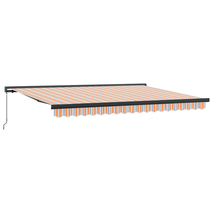 Cortina Retractabilă Portocaliu și gri 400 × 300 cm - WALTI WALTI