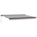 Cortina Retractabilă Gri deschis 4 × 3 m Pânză și Aluminiu - WALTI WALTI