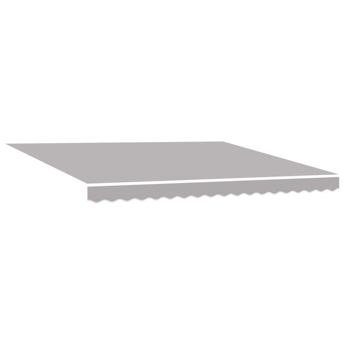 Cortina Retractabilă Gri deschis 4 × 3 m Pânză și Aluminiu - WALTI WALTI