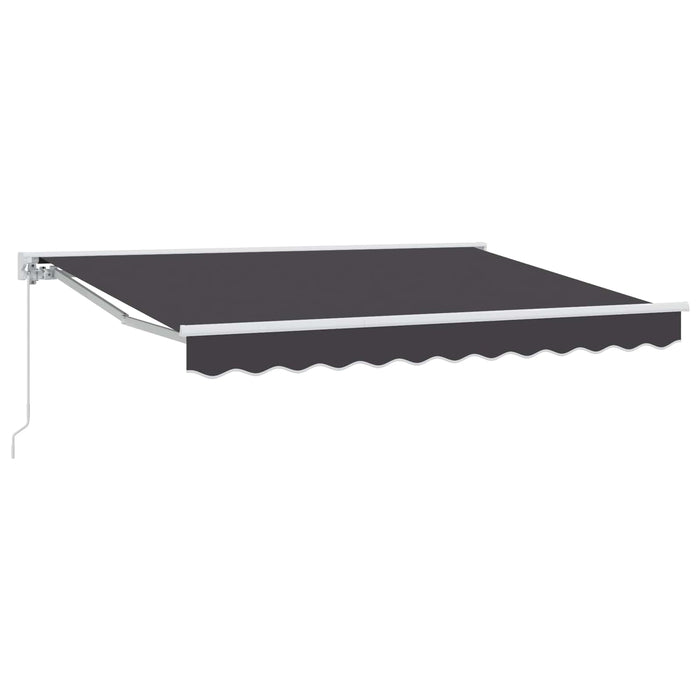 Copertină retractabilă manuală Antracit 3 x 2,5 m - WALTI WALTI
