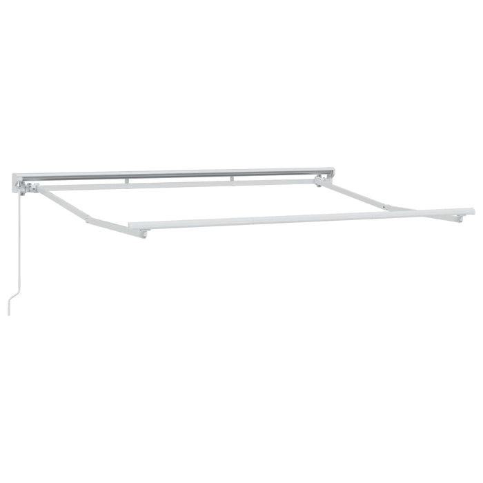 Copertină retractabilă manuală Gri deschis 3,5 x 2,5 m WALTI