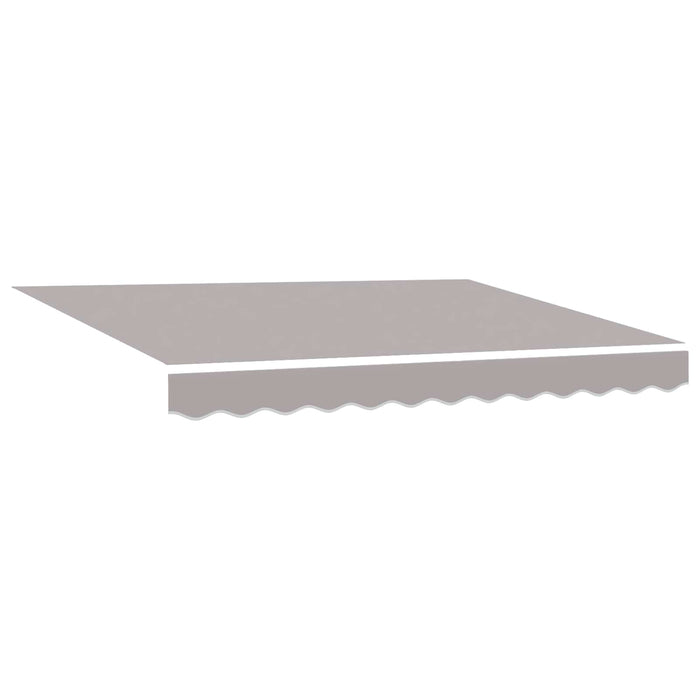 Copertină retractabilă manuală Gri deschis 3,5 x 2,5 m WALTI