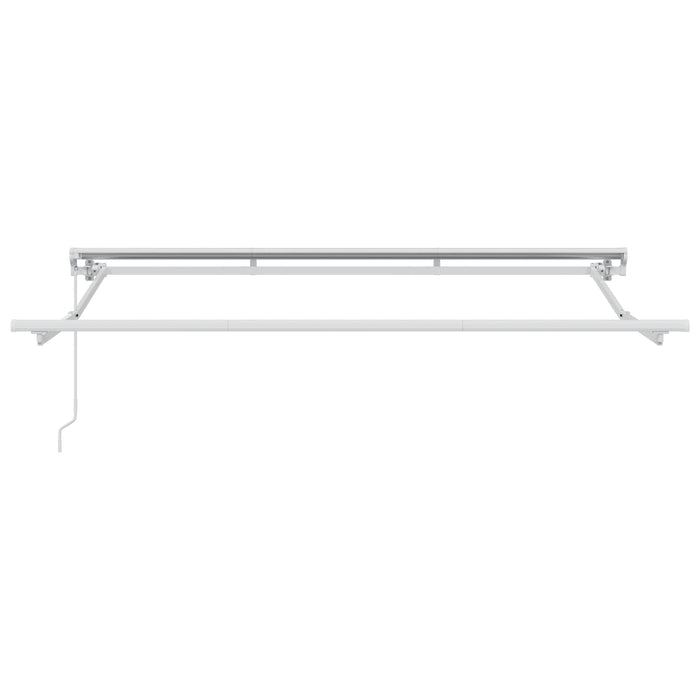 Copertină retractabilă manuală Gri deschis 3,5 x 2,5 m WALTI