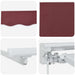 Copertină retractabilă manuală Burgundy 4 × 3,5 m - WALTI WALTI