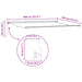 Copertină retractabilă manuală Burgundy 4 × 3,5 m - WALTI WALTI