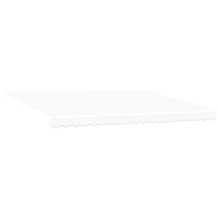 Copertină retractabilă manuală Alb 5 x 3 m - WALTI WALTI