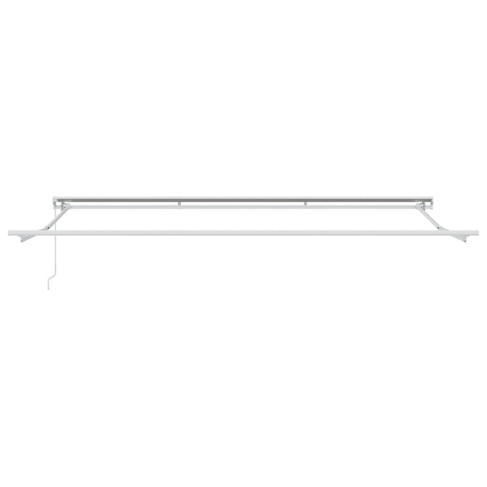 Copertină retractabilă manuală Gri deschis 5 x 3 m - WALTI WALTI