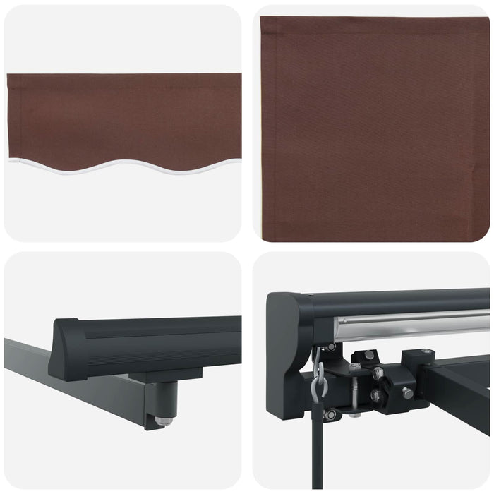 Copertină retractabilă manuală Maro 2,5 x 2 m - WALTI WALTI
