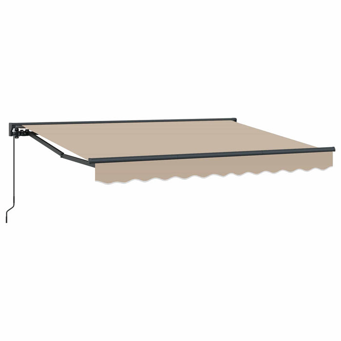 Copertină retractabilă manuală Bej 3,5 x 2 m - WALTI WALTI