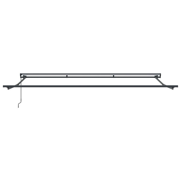 Copertină retractabilă manuală Albastru și Alb 4 x 2 m - WALTI WALTI