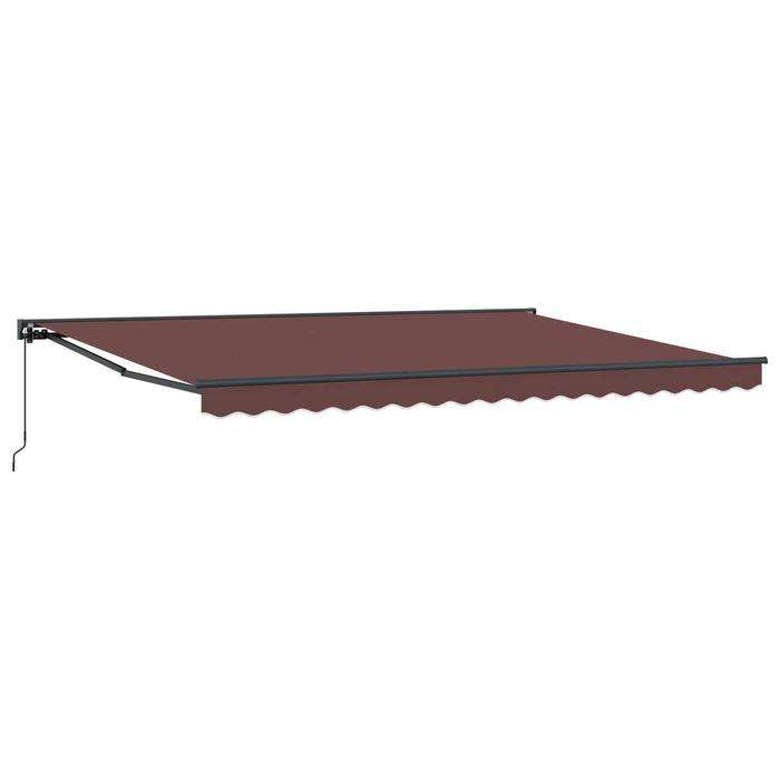 Copertină retractabilă manuală Maro 5 × 3,5 m - WALTI WALTI