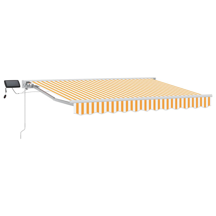 Cadru manual de marchiză cu LED-uri Galben și alb 3 x 2 m - WALTI WALTI