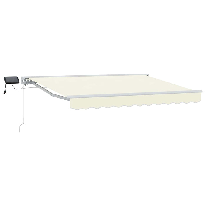 Cadru manual de marchiză cu LED-uri Crem 3,5 x 2 m - WALTI WALTI