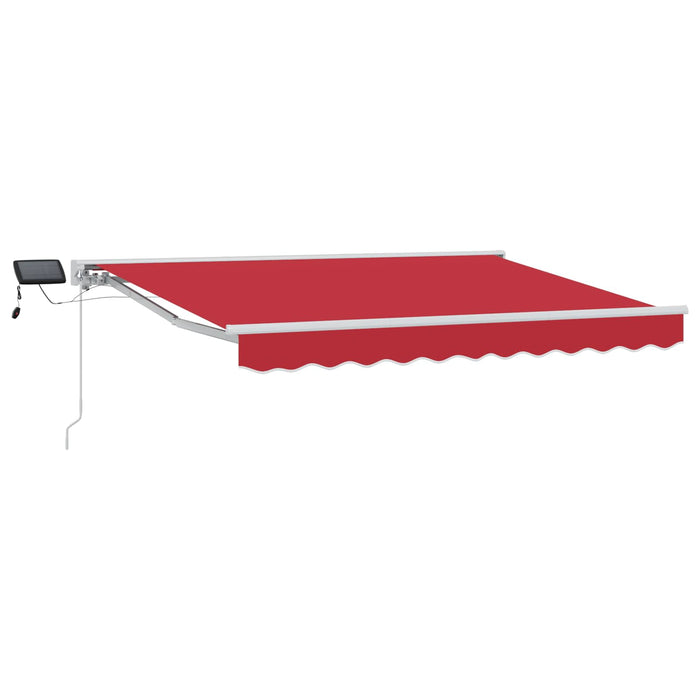 Cadru manual de marchiză cu LED-uri Roșu și Alb 3,5 x 2,5 m WALTI