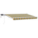 Cadru manual de marchiză cu LED-uri Verde și galben 3,5 x 2,5 m - WALTI WALTI