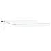 Cadru manual de marchiză cu LED-uri Alb 4 × 3,5 m - WALTI WALTI
