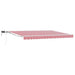 Cadru manual de marchiză cu LED-uri Roșu și Alb 4,5 × 3 m - WALTI WALTI