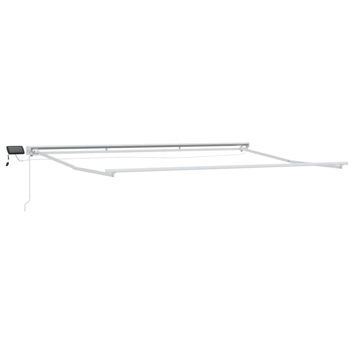 Cadru manual de marchiză cu LED-uri Verde și galben 4,5 × 3 m - WALTI WALTI