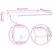 Cadru manual de marchiză cu LED-uri Maro 4,5 × 3,5 m - WALTI WALTI