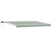 Cadru manual de marchiză cu LED-uri Verde și alb 4,5 × 3,5 m - WALTI WALTI