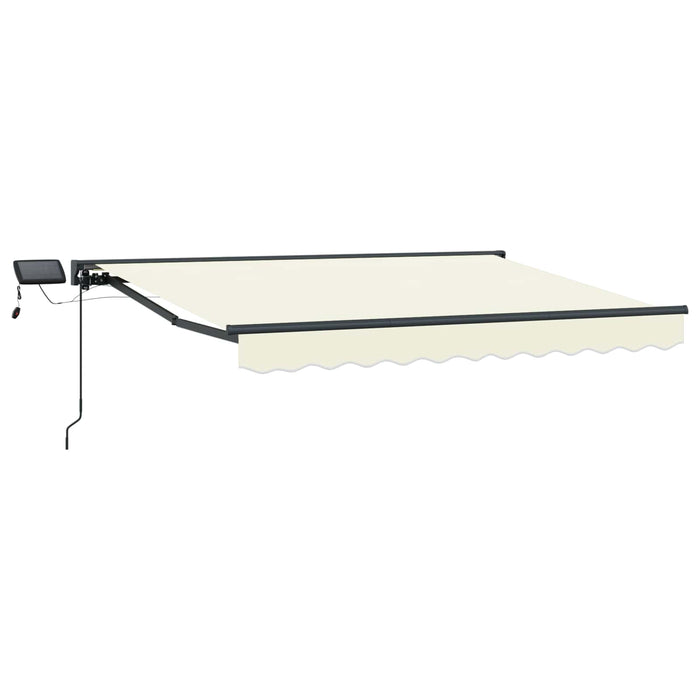 Cadru manual de marchiză cu LED-uri Crem 2,5 x 2 m - WALTI WALTI