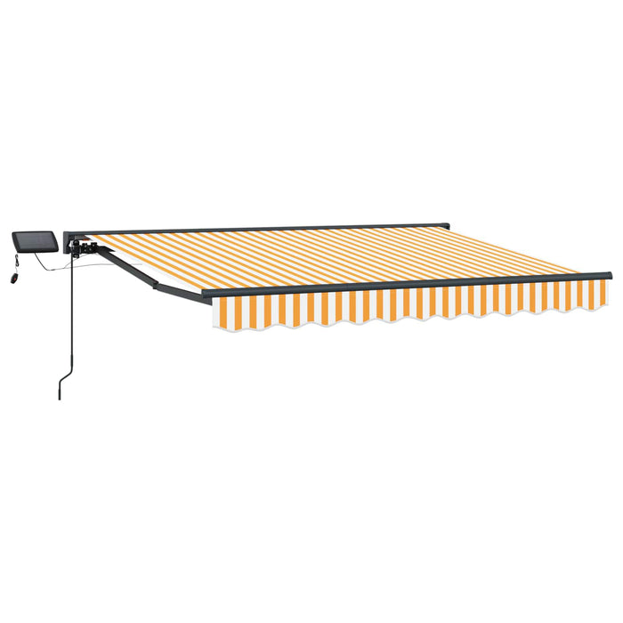 Cadru manual de marchiză cu LED-uri Galben și alb 3 x 2 m - WALTI WALTI