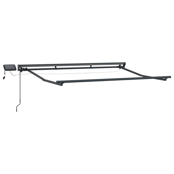 Cadru manual de marchiză cu LED-uri Bej 3,5 x 2 m - WALTI WALTI
