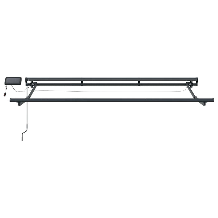 Cadru manual de marchiză cu LED-uri Bej 3,5 x 2 m - WALTI WALTI
