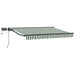 Cadru manual de marchiză cu LED-uri Verde și alb 3,5 x 2,5 m - WALTI WALTI