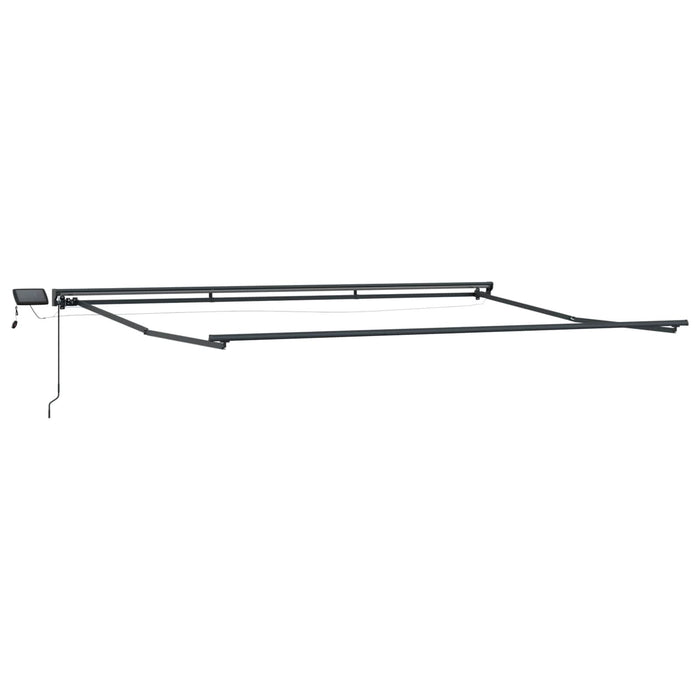 Cadru manual de marchiză cu LED-uri Albastru și Alb 4 × 3 m - WALTI WALTI