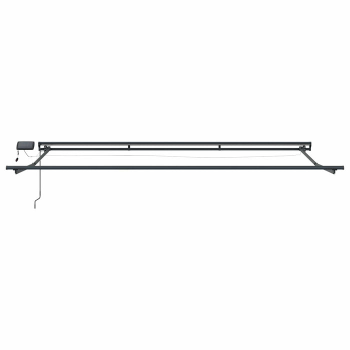 Cadru manual de marchiză cu LED-uri Bej 4 × 3,5 m - WALTI WALTI