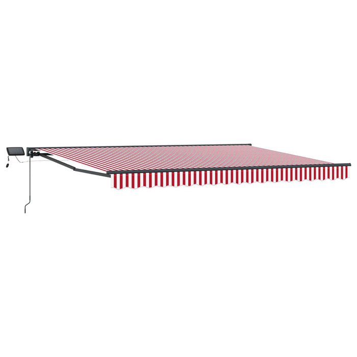 Cadru manual de marchiză cu LED-uri Roșu și Alb 4,5 × 3,5 m - WALTI WALTI