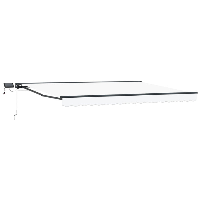 Cadru manual de marchiză cu LED-uri Alb 5 x 3 m - WALTI WALTI