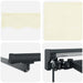 Cadru manual de marchiză cu LED-uri Crem 5 × 3,5 m - WALTI WALTI