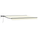 Cadru manual de marchiză cu LED-uri Crem 5 × 3,5 m - WALTI WALTI