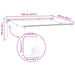 Cort electric retractabil Roșu 3,5 x 2,5 m - WALTI WALTI