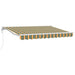 Cort electric retractabil Verde și galben 3,5 x 2,5 m - WALTI WALTI