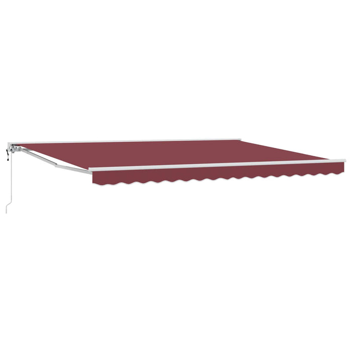 Cort electric retractabil Burgundy 4 × 3 m - WALTI WALTI