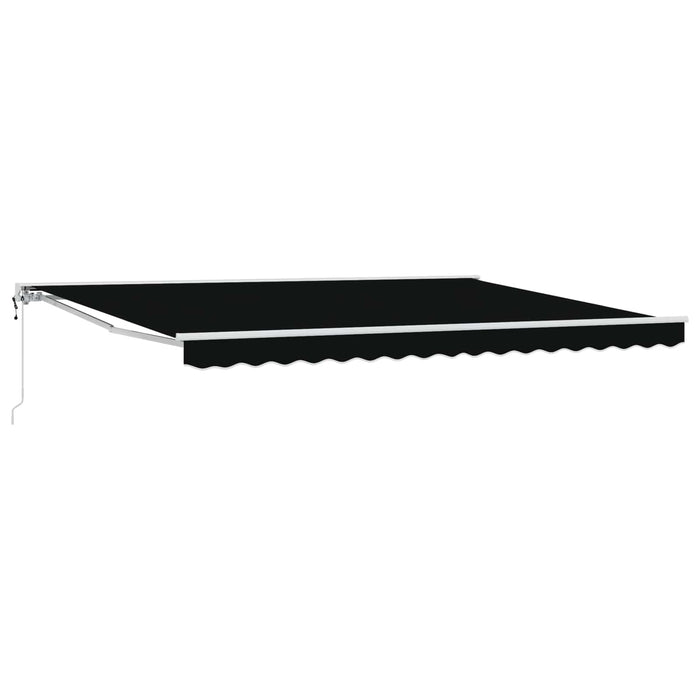 Cort electric retractabil Negru 4 × 3 m - WALTI WALTI