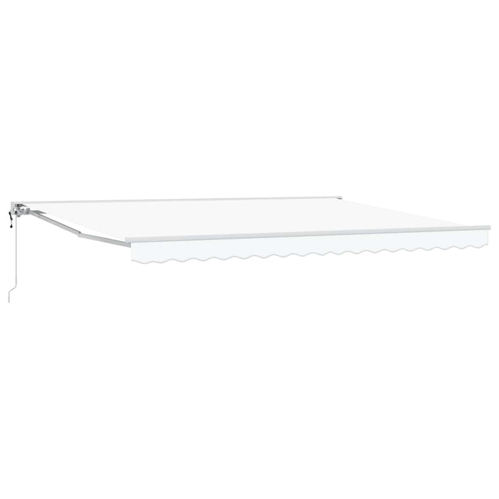 Cort electric retractabil Alb 4 × 3,5 m - WALTI WALTI