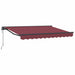 Cort electric retractabil Burgundy 3,5 x 2 m - WALTI WALTI