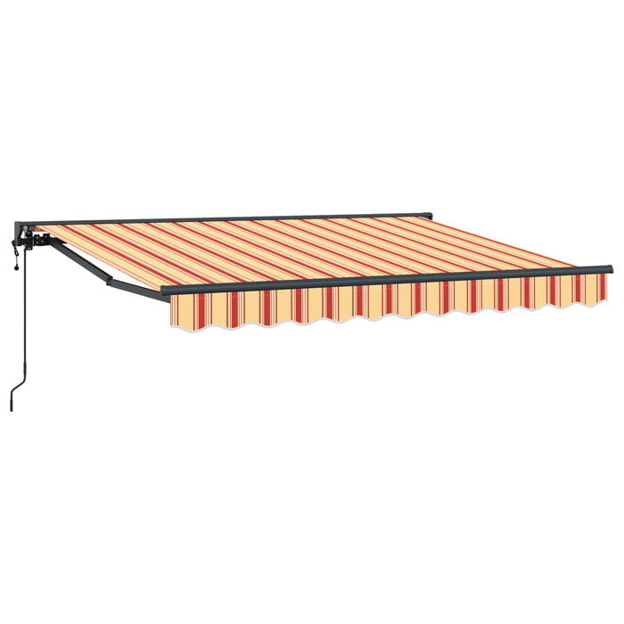 Cort electric retractabil Galben, Portocaliu și Alb 3,5 x 2 m WALTI