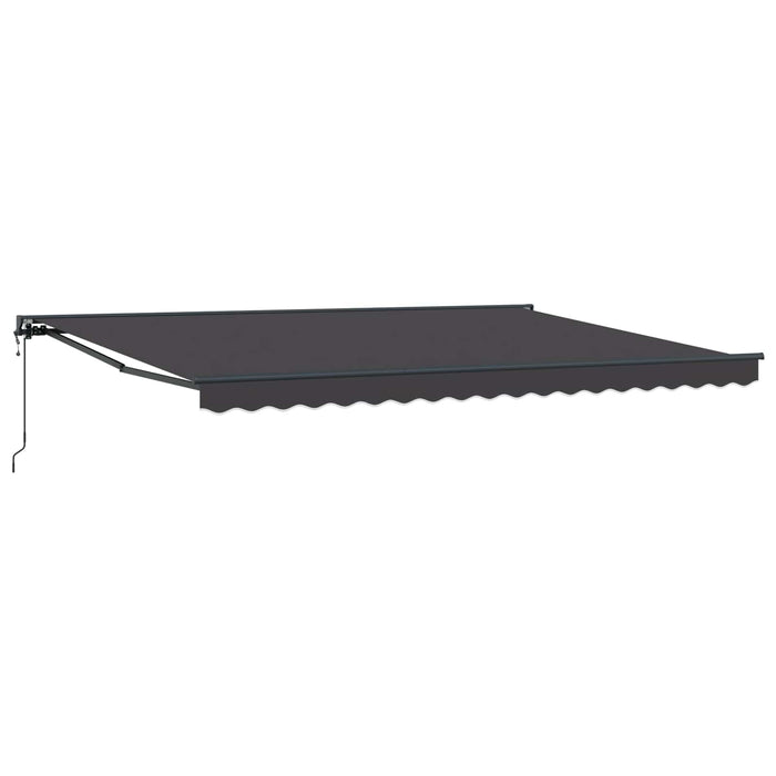 Cort electric retractabil Antracit 4 × 3,5 m - WALTI WALTI